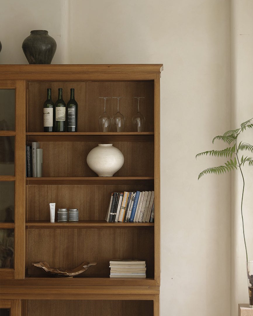 Bibliothèque en verre