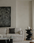 Canapé en cuir à jupe