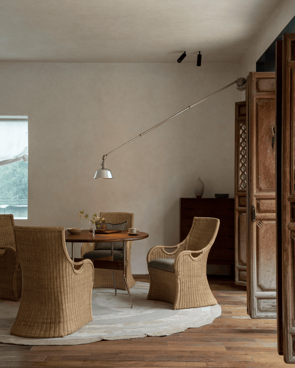 Chaise Ballerin en rotin