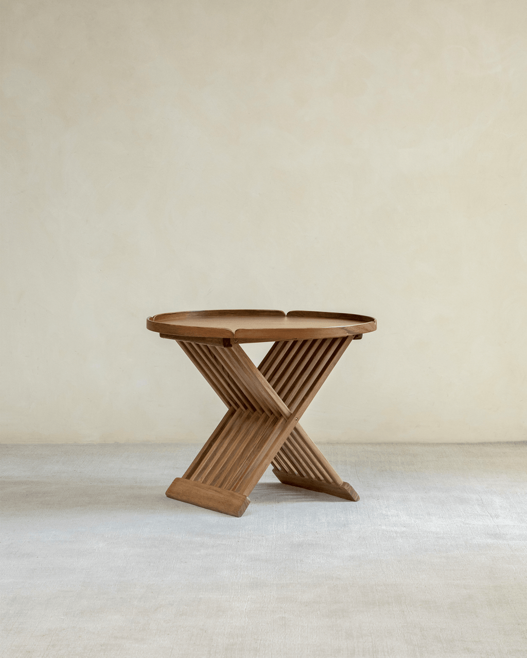 Table basse pliante avec plateau