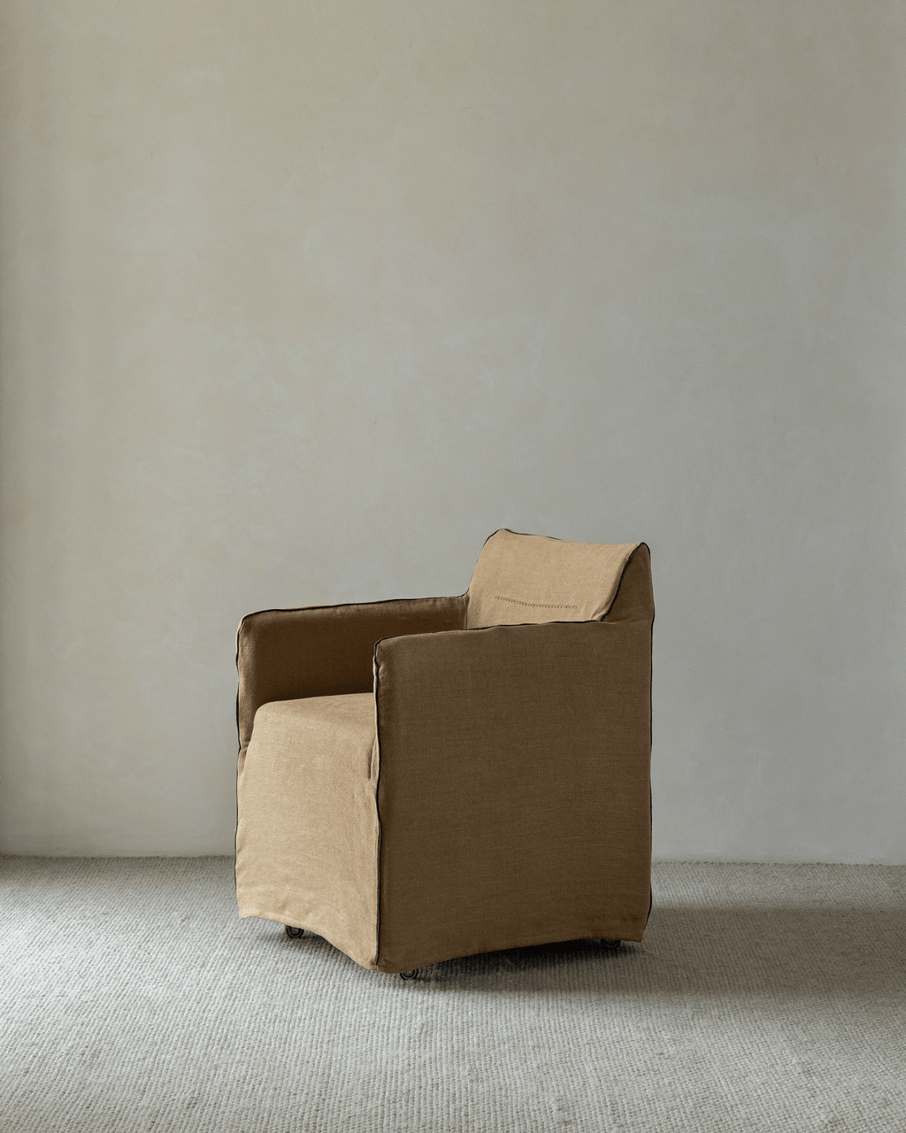 Chaise Ducy avec housse en lin