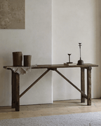 Table console en forme de K