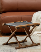 Tabouret en cuir Maverick