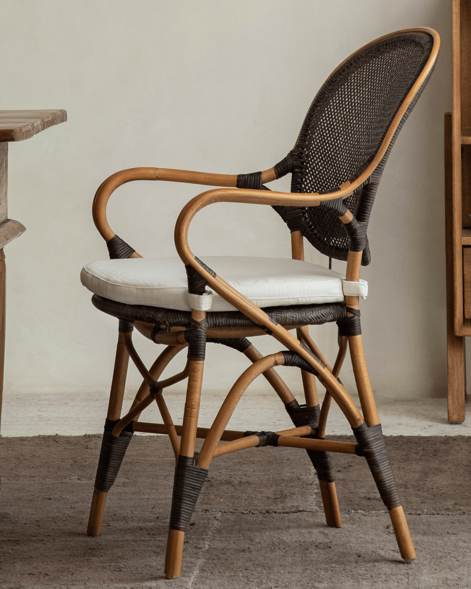 Chaise en rotin Areca