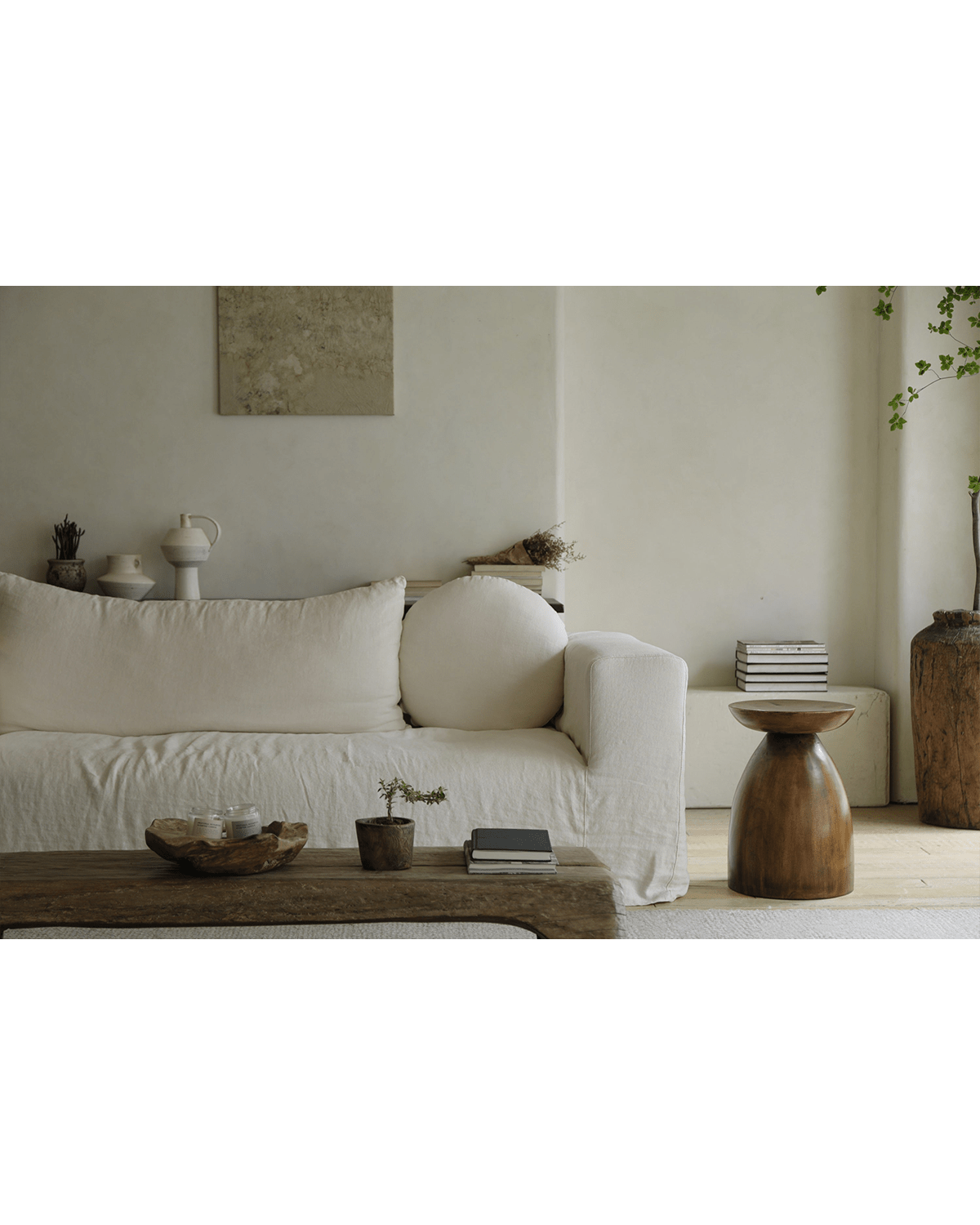 Table en verre de sable