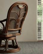 Fauteuil pivotant Ray Mini en rotin
