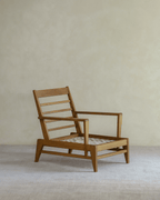 Fauteuil lounge en cuir René