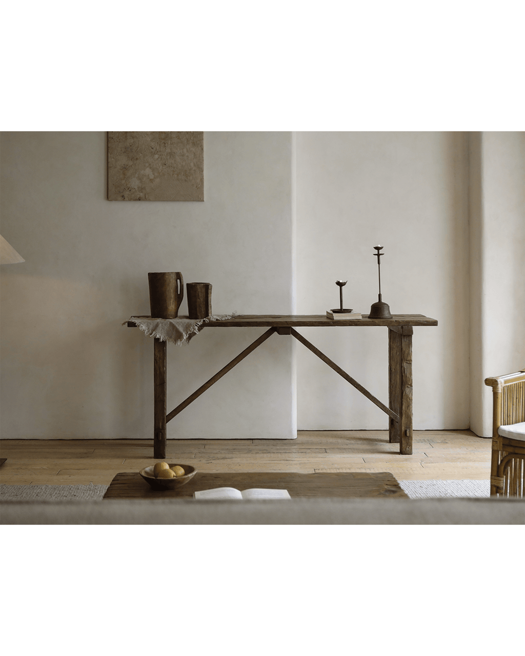 Table console en forme de K