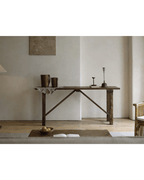 Table console en forme de K