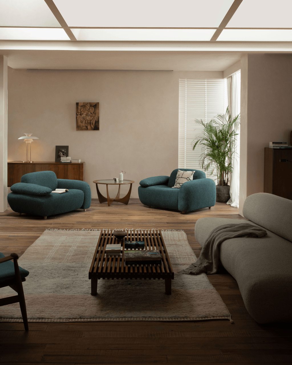 Fauteuil Gestein Bouclé