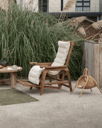 Chaise longue à roulettes