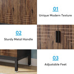 Meuble de rangement à chaussures moderne avec portes, 20 paires, 6 niveaux, pour entrée