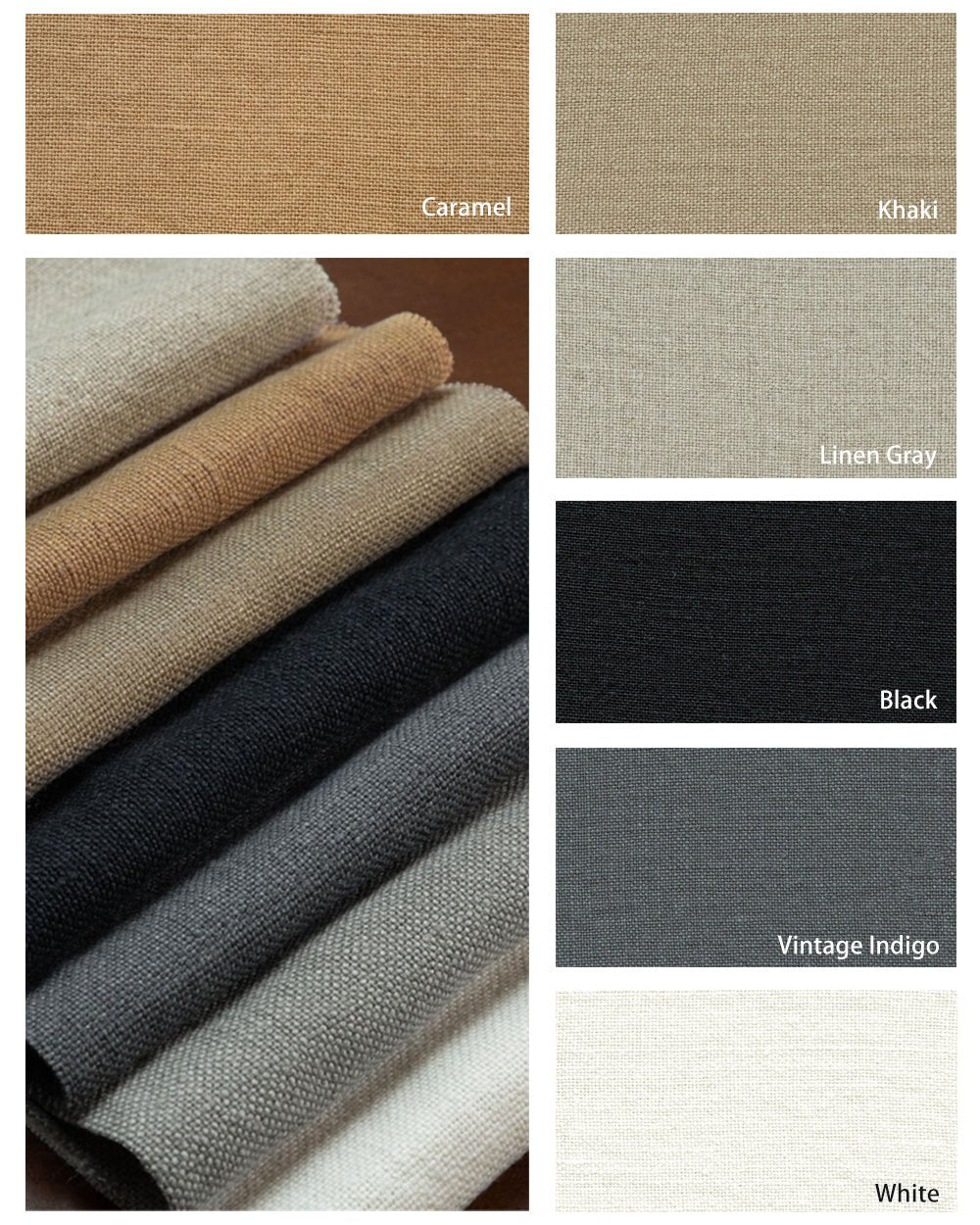 Échantillons de lin