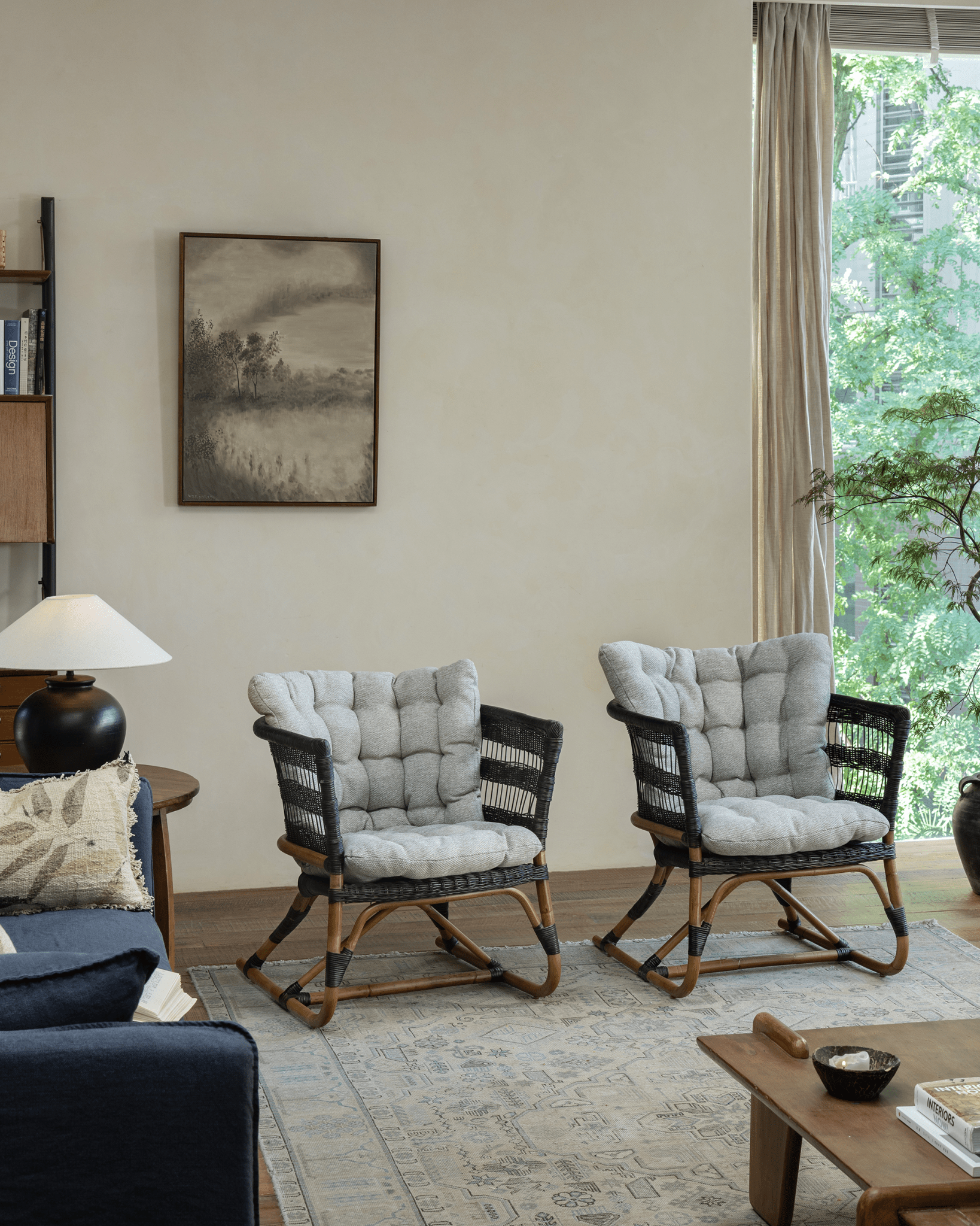 Chaise en rotin Helian