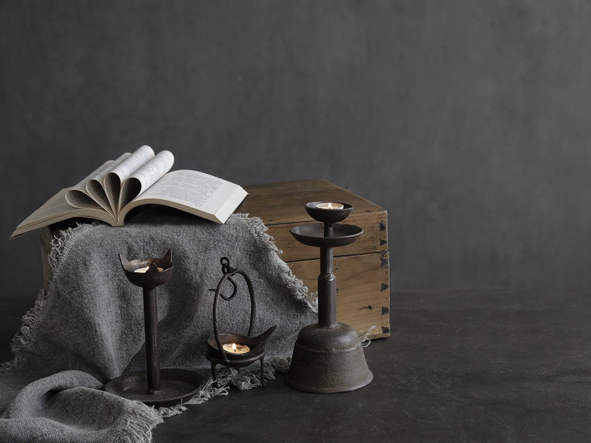 Bougeoir rustique