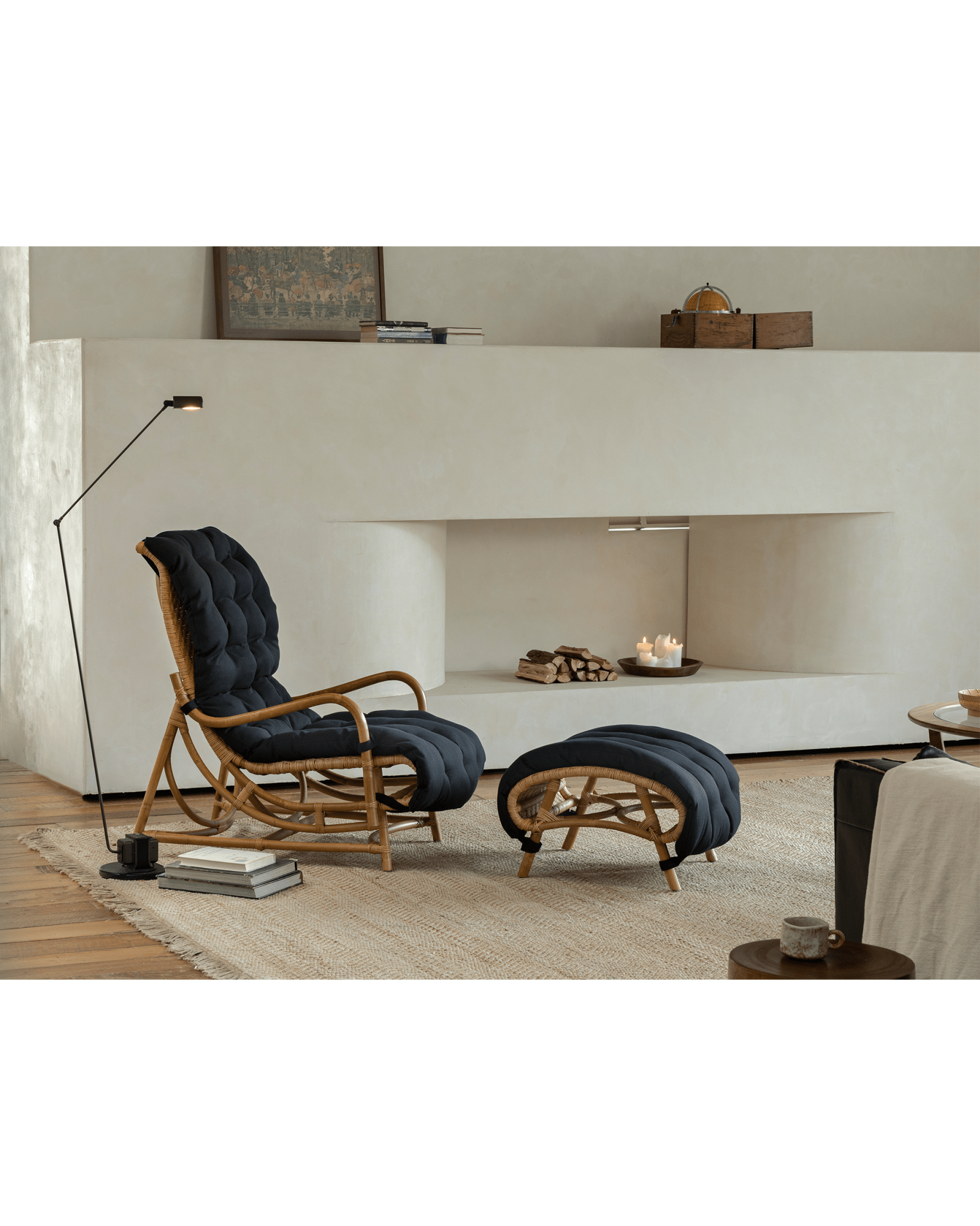 Fauteuil lounge en rotin Nalgae