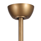 Lustre moderne en cristal avec ventilateur de plafond et télécommande