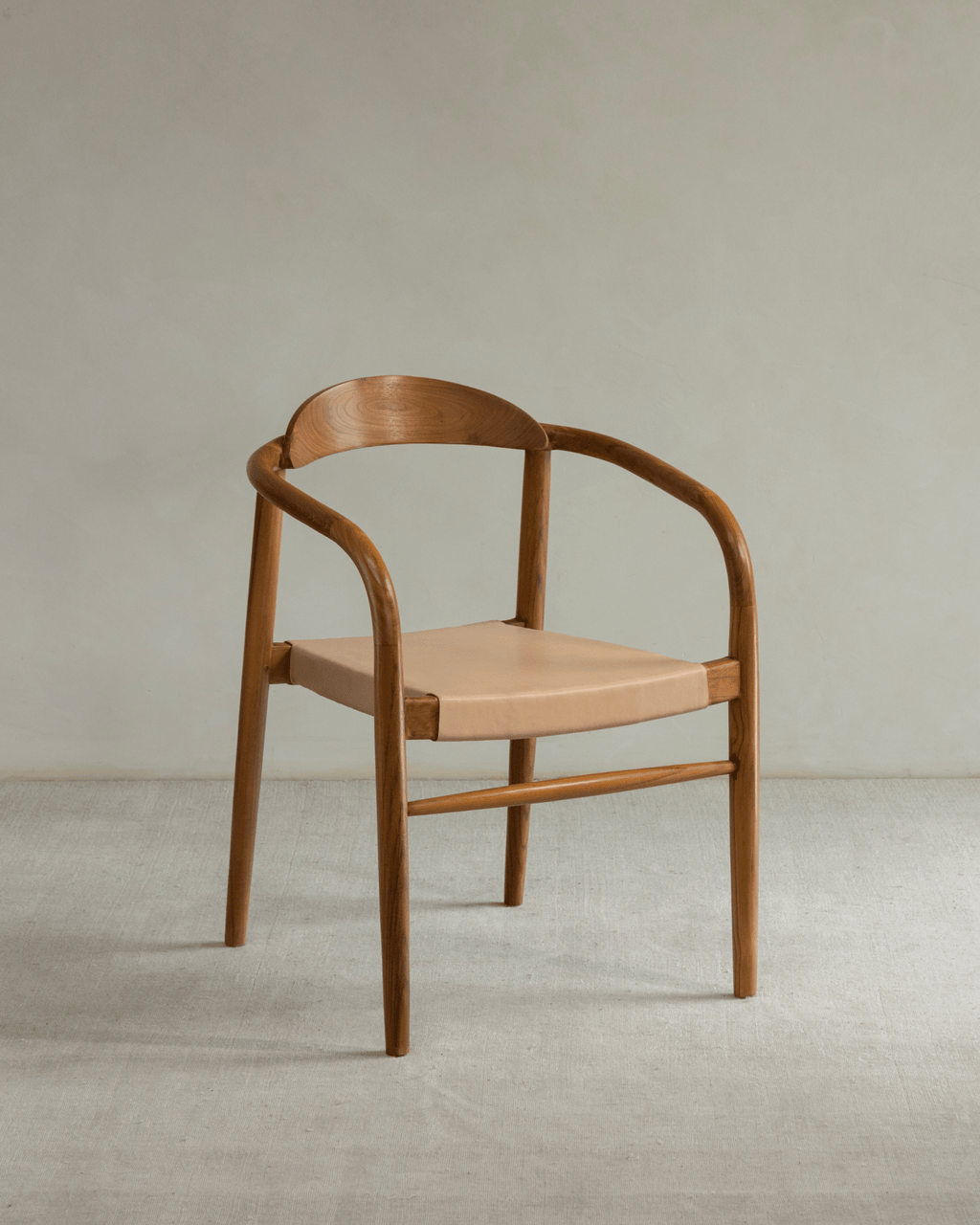 Fauteuil en cuir Crescent