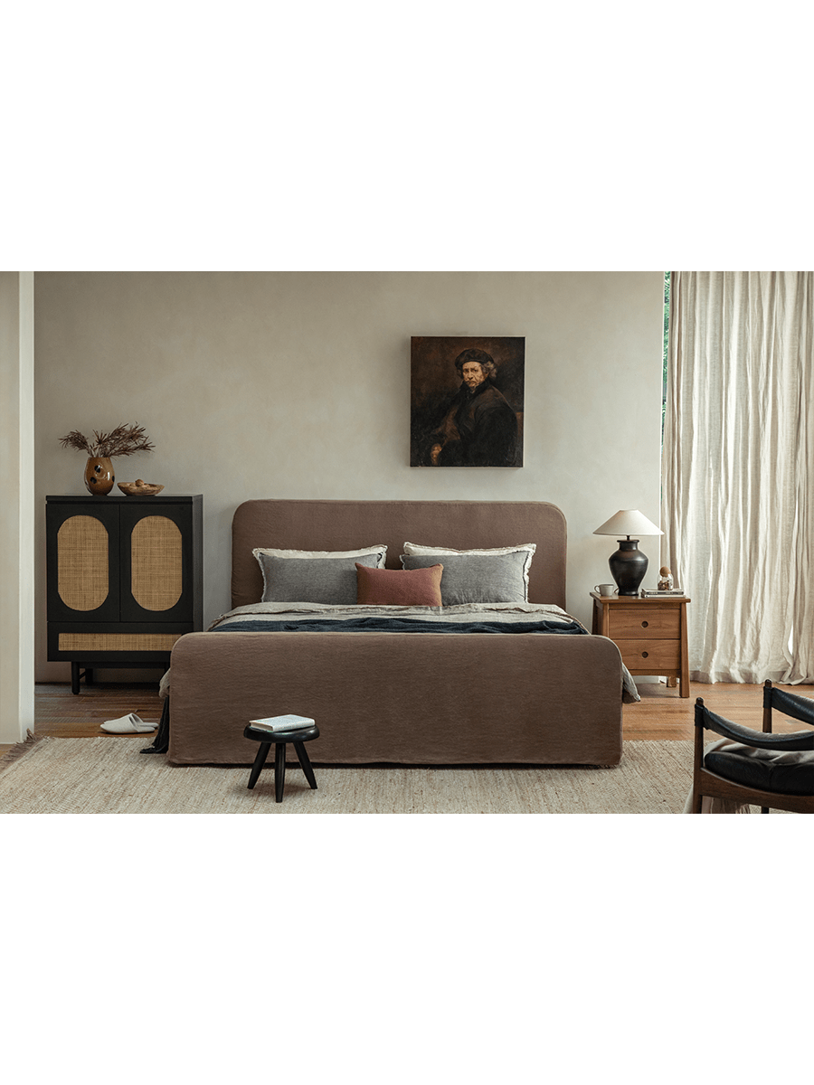 Housse de lit en lin Guni