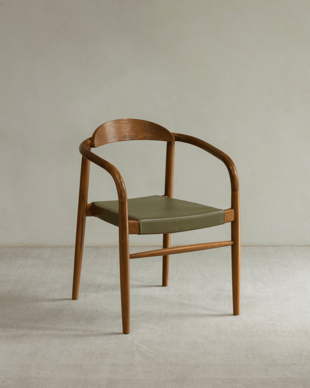 Fauteuil en cuir Crescent