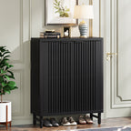 Meuble de rangement à chaussures 24 paires avec porte pour entrée et salon