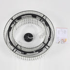 Lustre de ferme de 63 cm à 8 lumières, lustre en cristal, lustre tambour pour salle à manger, salon, chambre à coucher, cuisine