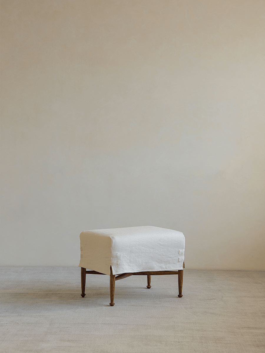 Tabouret à housse Crabby