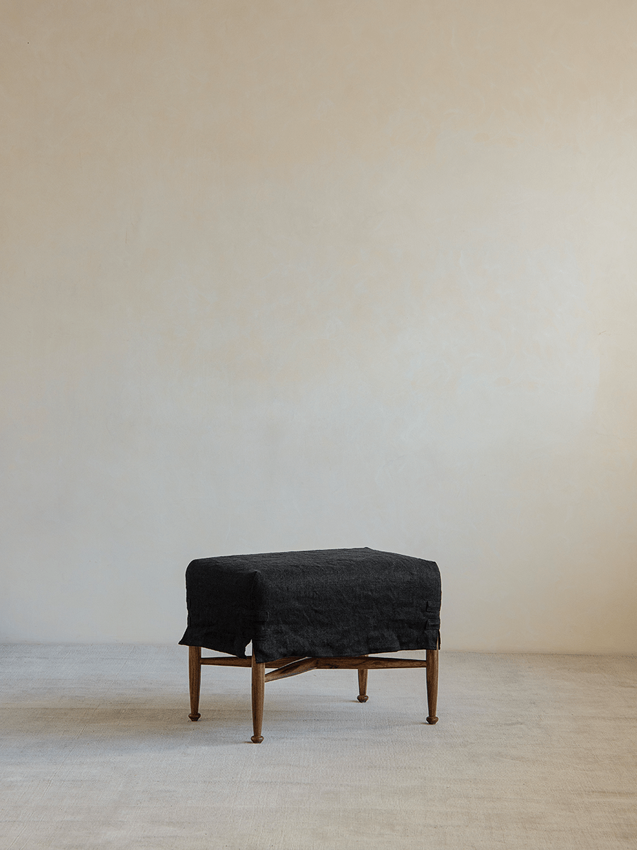 Tabouret à housse Crabby