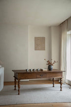 Tables vintage indonésiennes en bois de teck