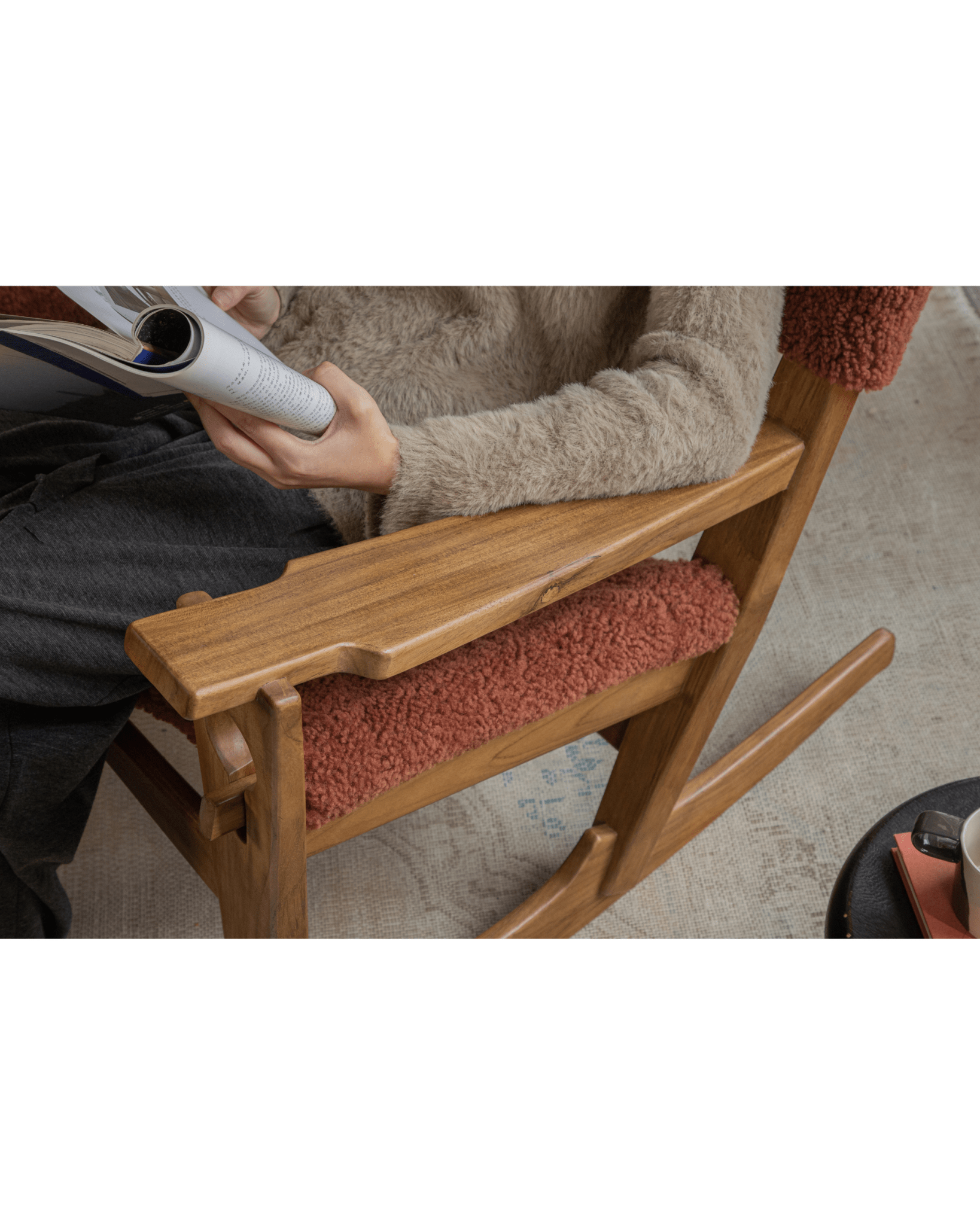 Fauteuil à bascule Hans