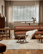 Tabouret en cuir Maverick