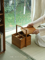 Boîte à bento à plusieurs étages