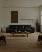 Canapé d'angle en cuir Botan