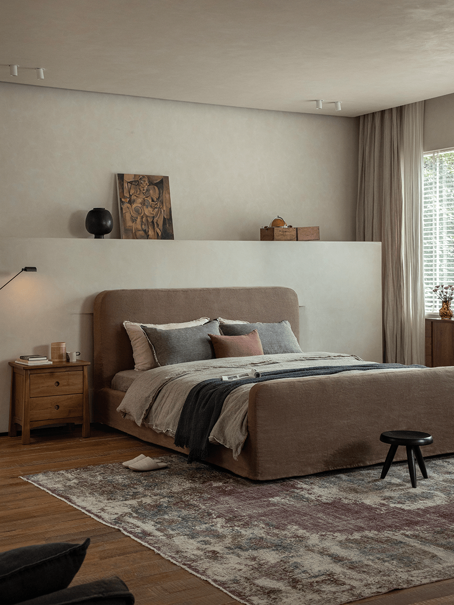 Housse de lit en lin Guni