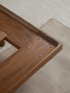 Lit Seren en teck et lin