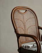 Fauteuil pivotant Ray Mini en rotin