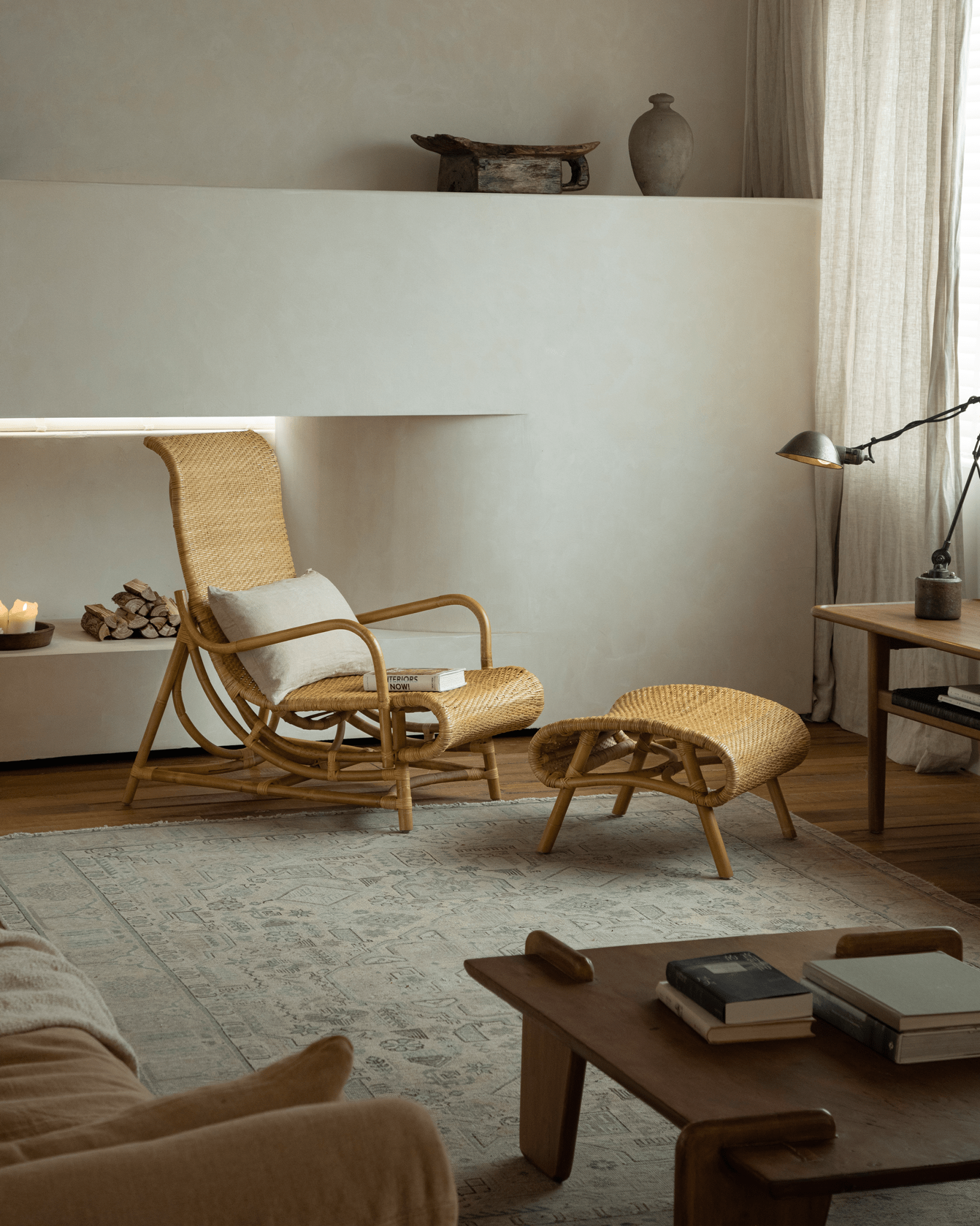 Fauteuil lounge en rotin Nalgae