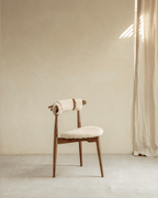 Chaise de salle à manger en forme de cœur