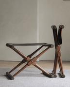 Tabouret en cuir de luxe