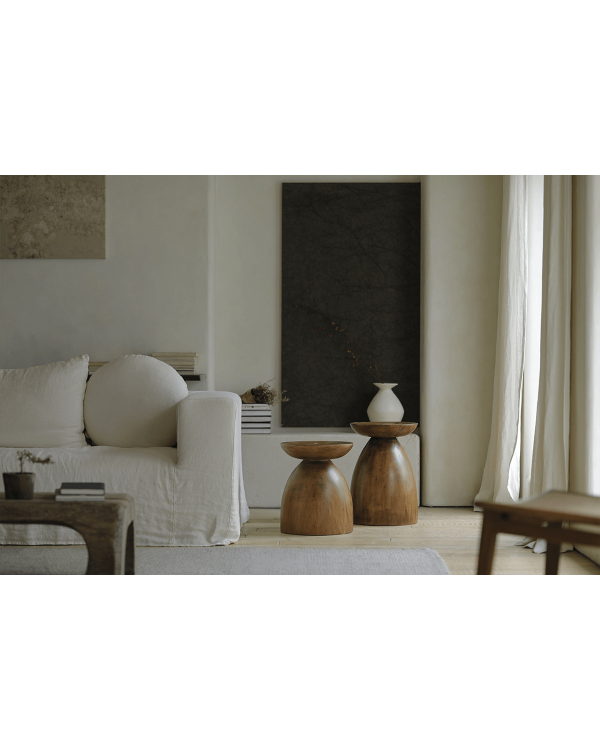 Table en verre de sable