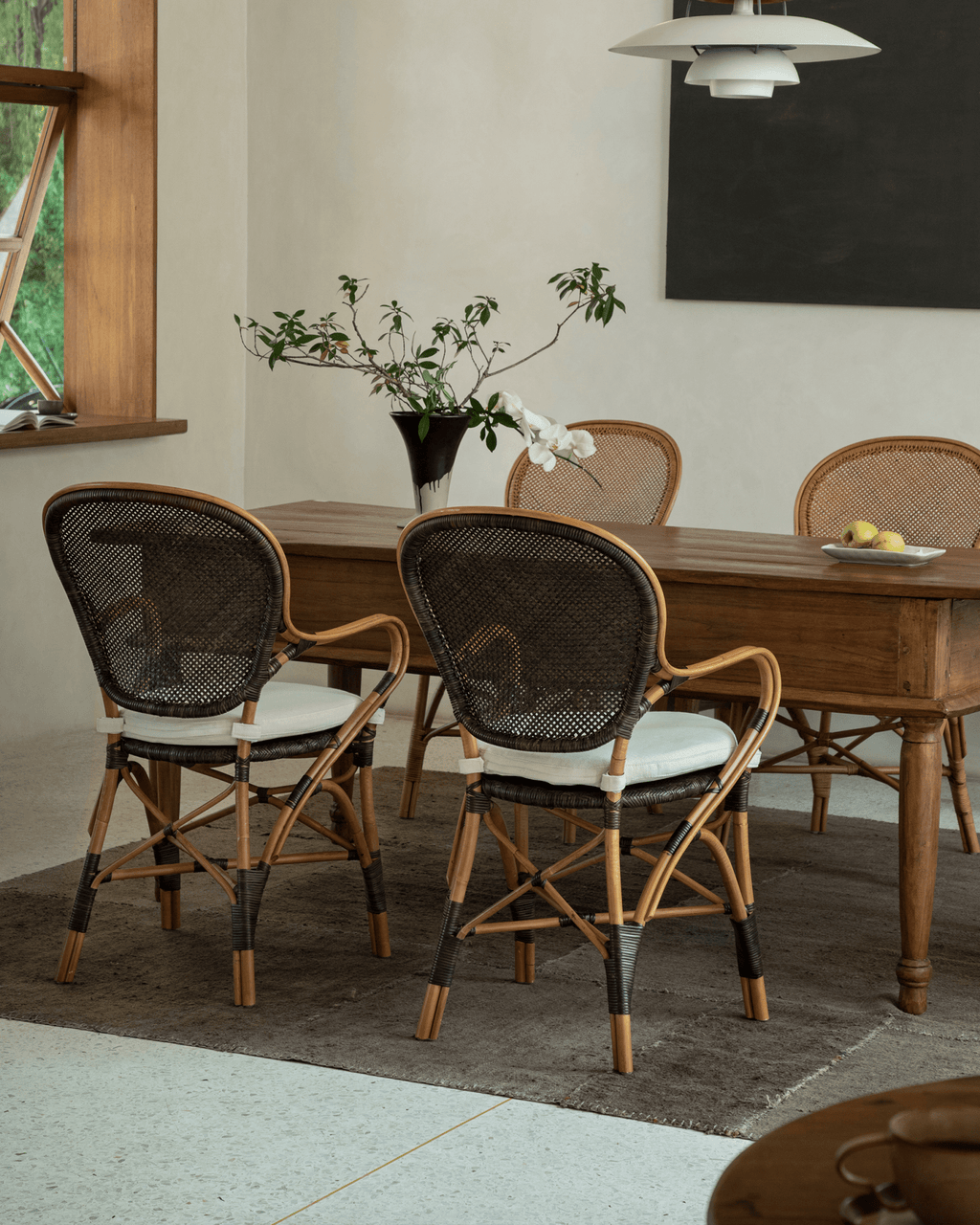 Chaise en rotin Areca