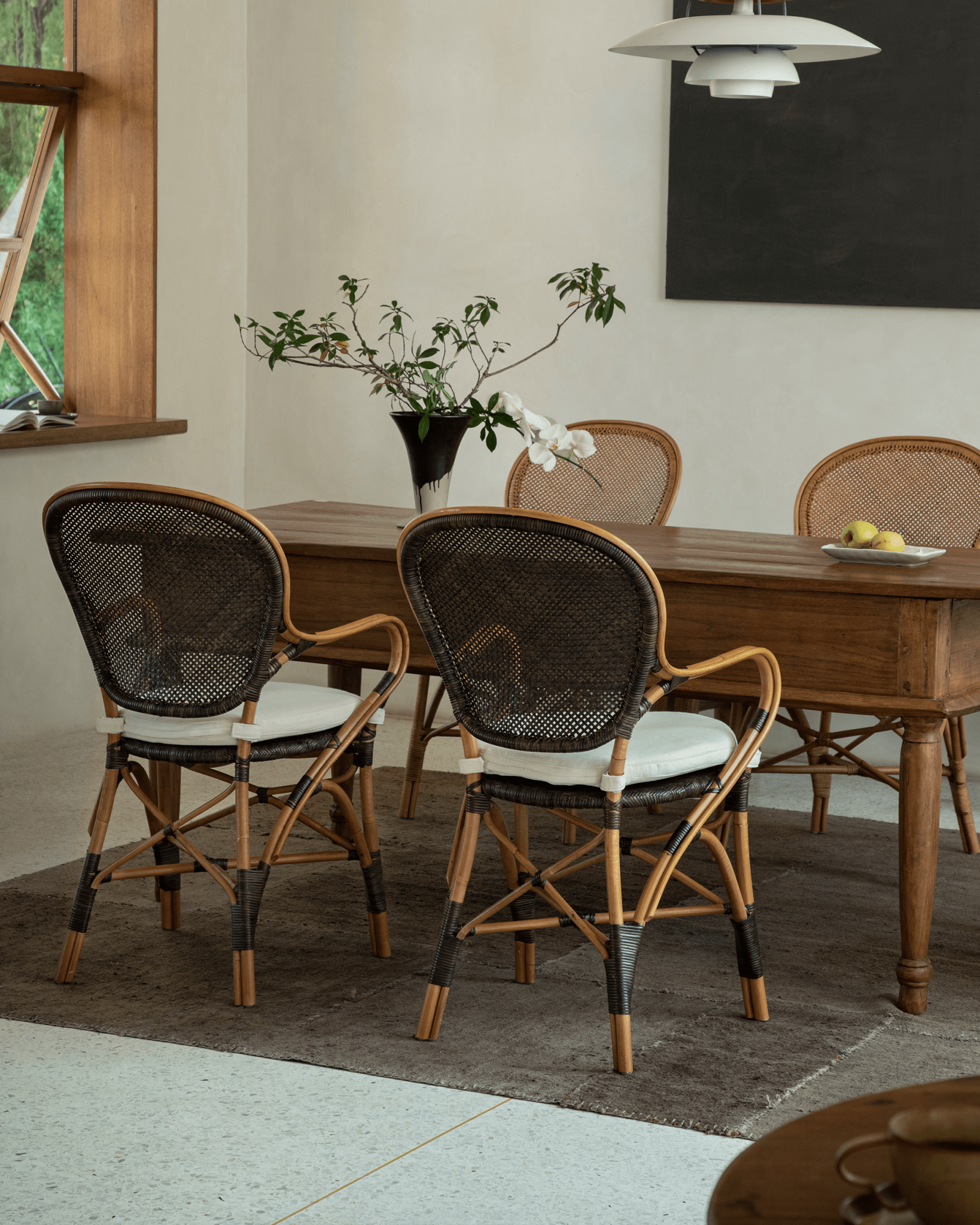 Chaise en rotin Areca