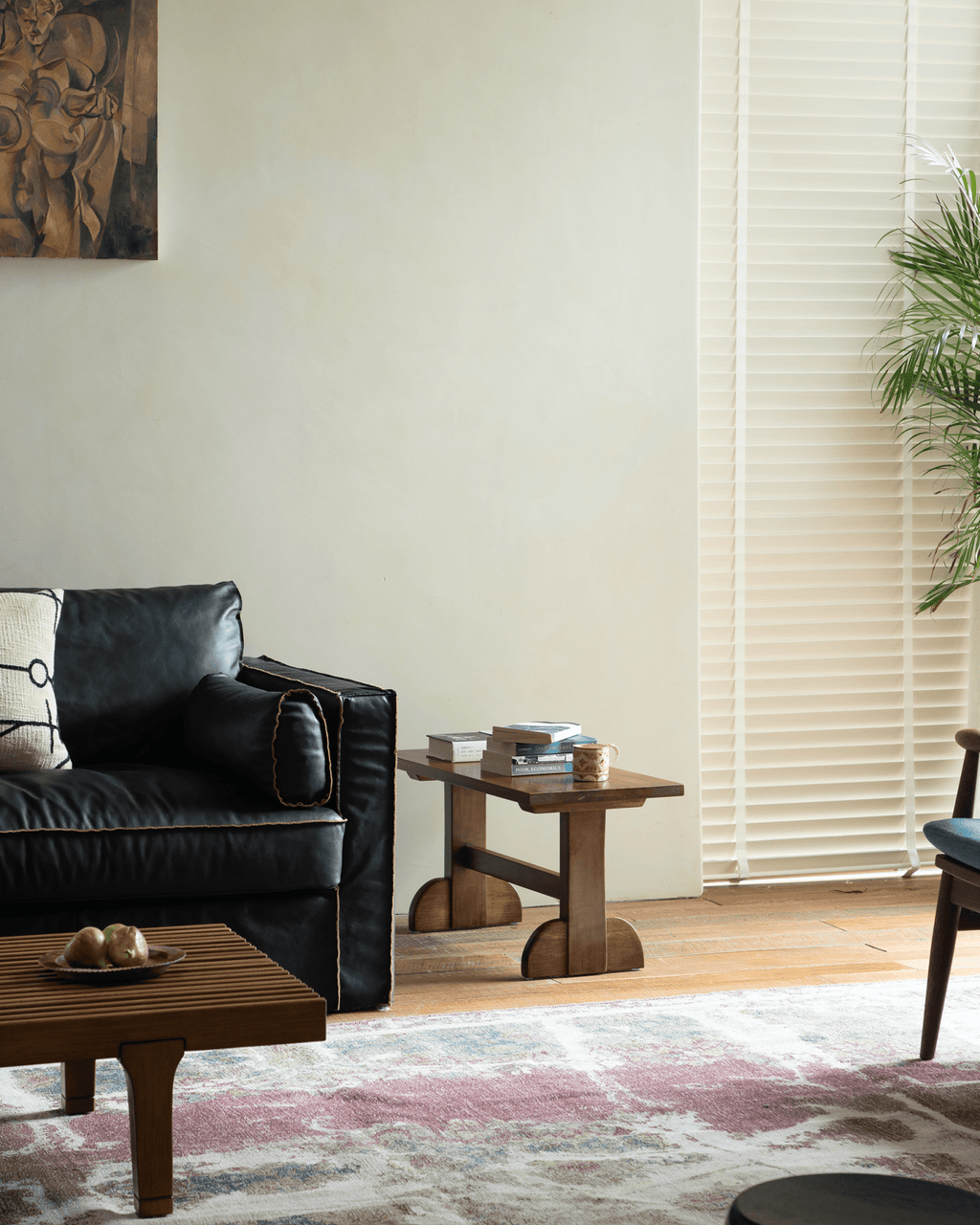 Table d'appoint en forme de sabot