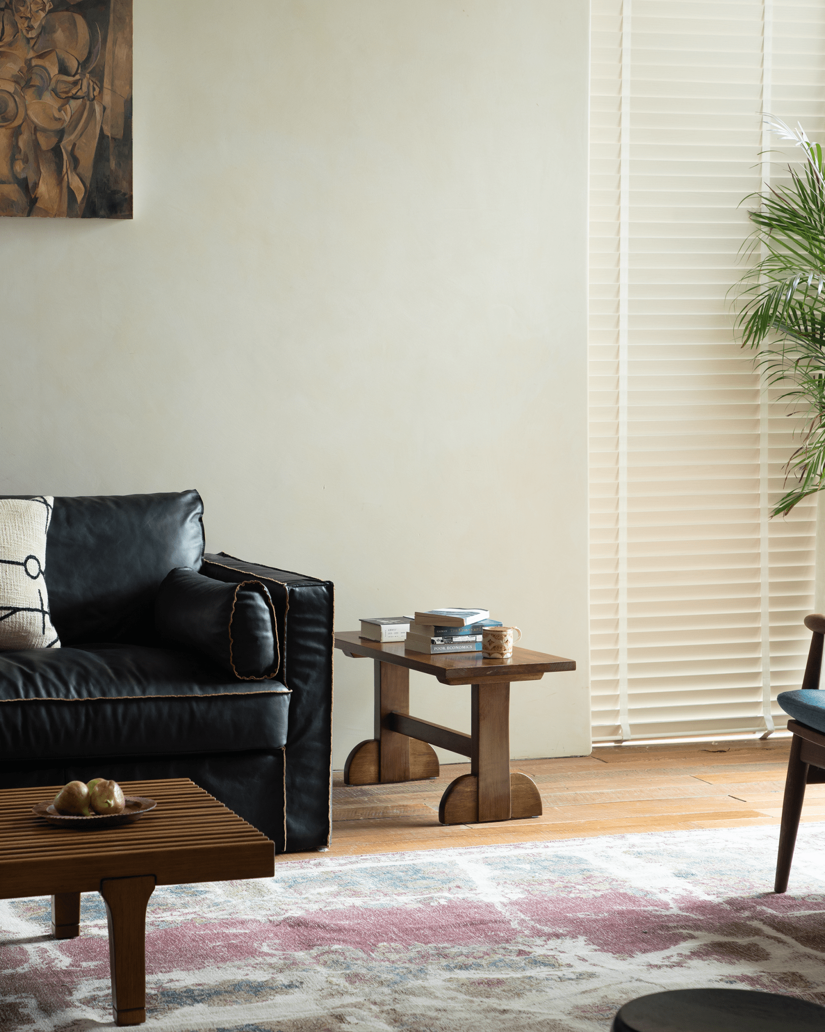 Table d'appoint en forme de sabot