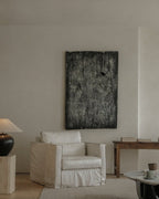 Canapé en cuir à jupe