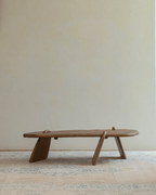 Table basse rustique en bois flotté