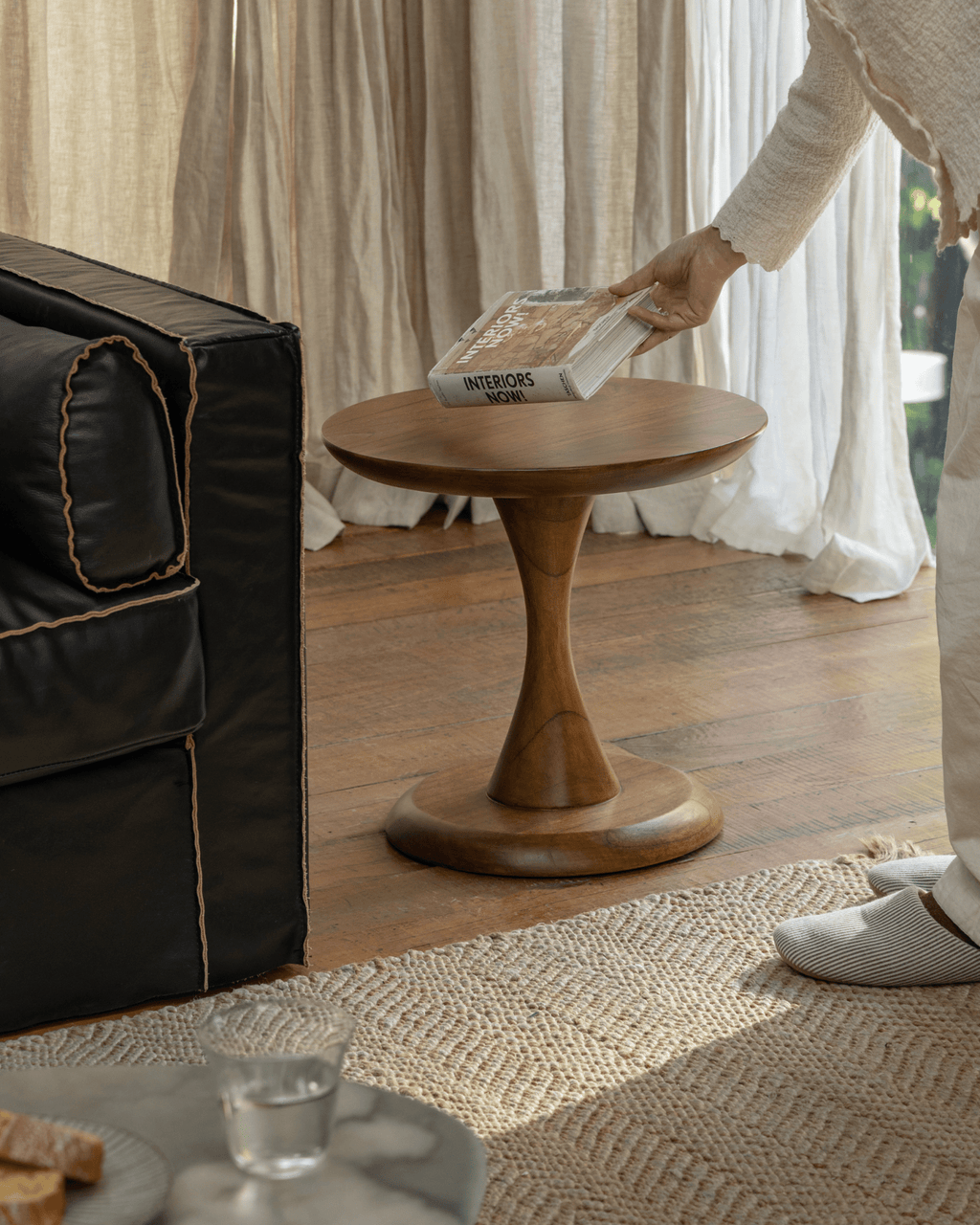 Table d'appoint à fuseaux