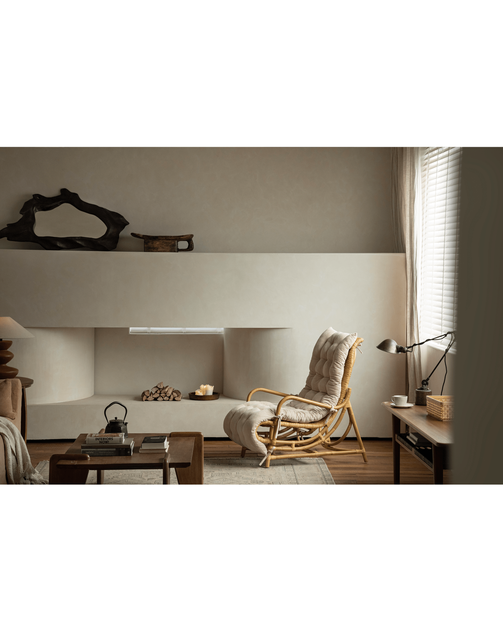 Fauteuil lounge en rotin Nalgae