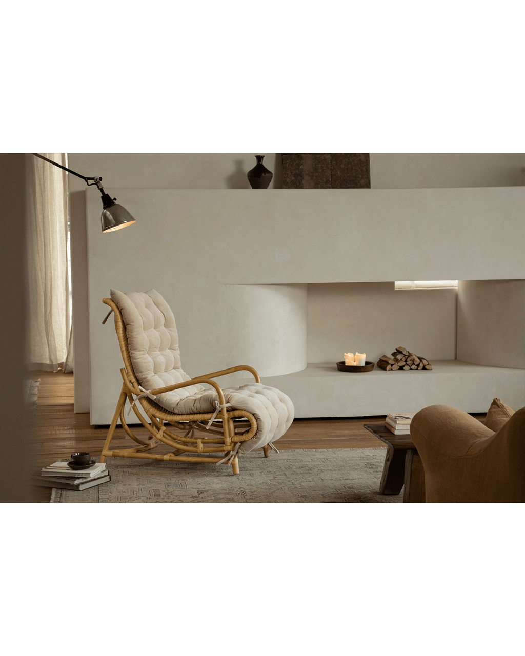 Fauteuil lounge en rotin Nalgae