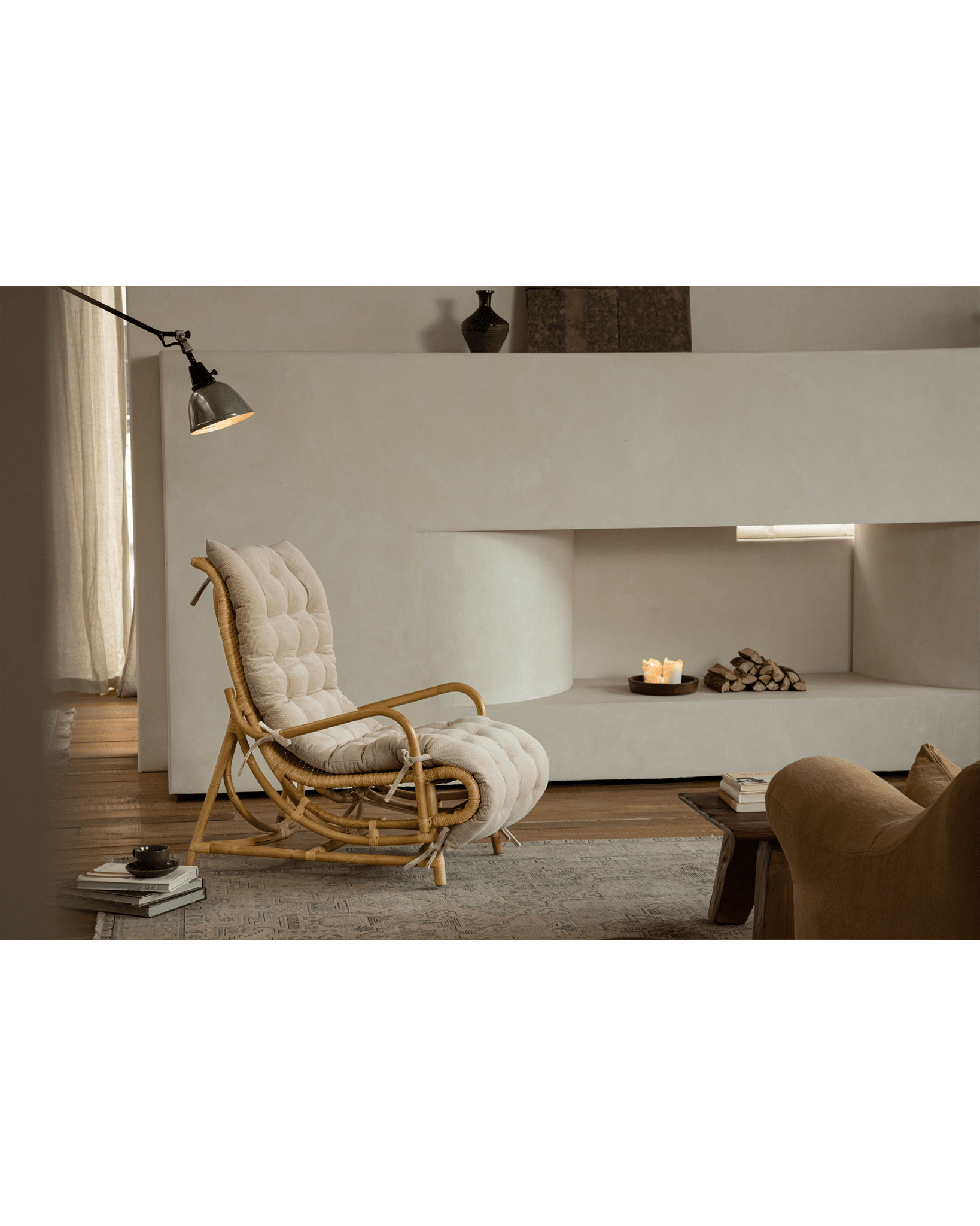 Fauteuil lounge en rotin Nalgae
